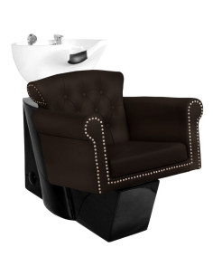 Berlin brown padded Shampoo unit