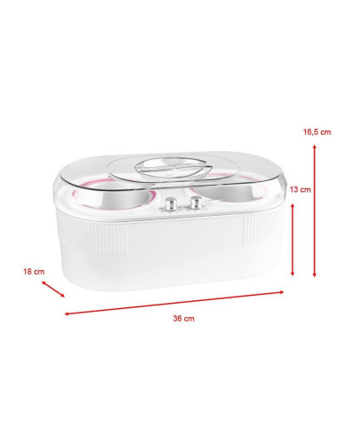 Wax heater 2in1 can 400ml + 800ml 350w 