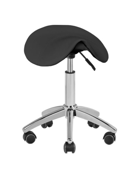 COSMETIQUE AM-302 BLACK rolling stool