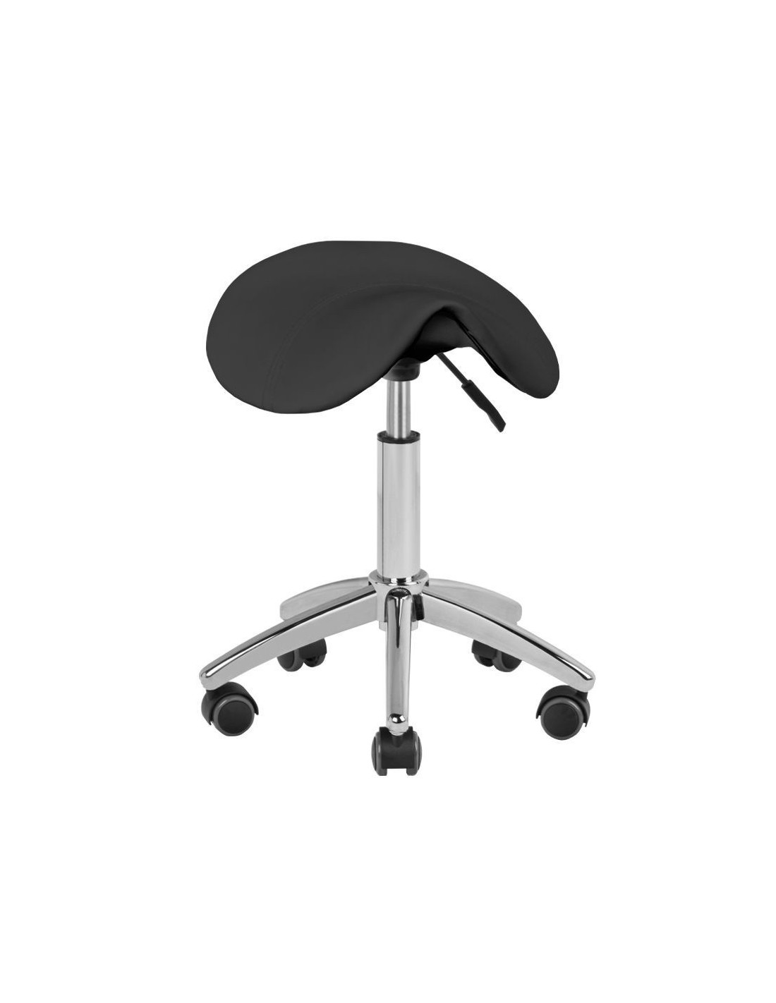 Banco com rodas COSMÉTICO AM-302 PRETO