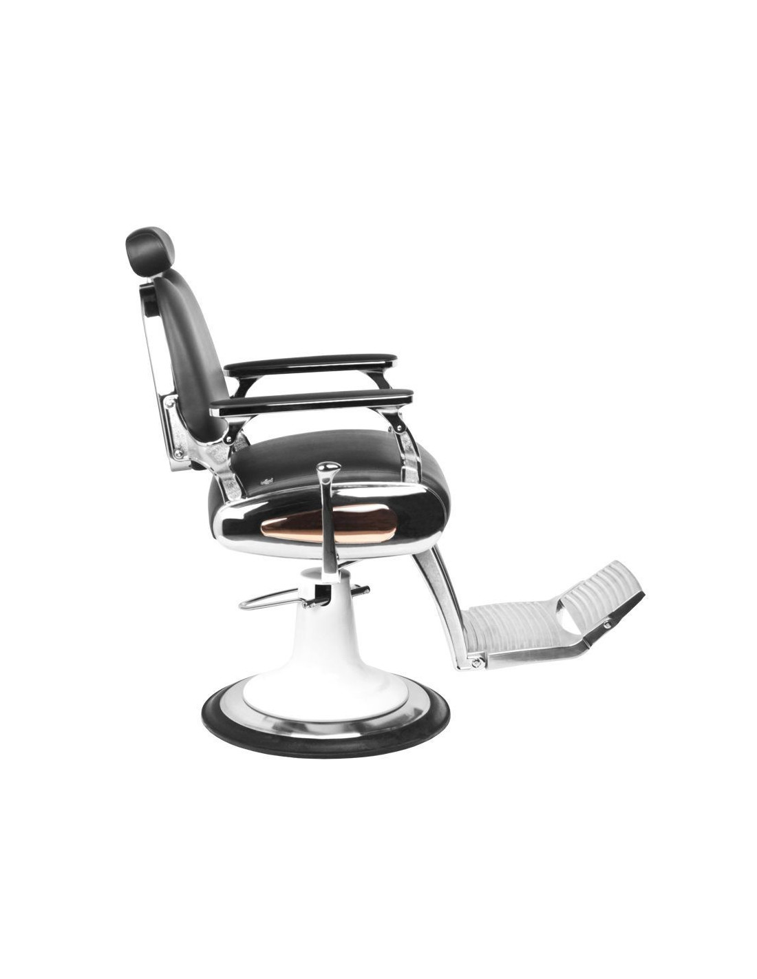 Silla de barbero StreetTorque NEGRA: estilo motero y comodidad profesional