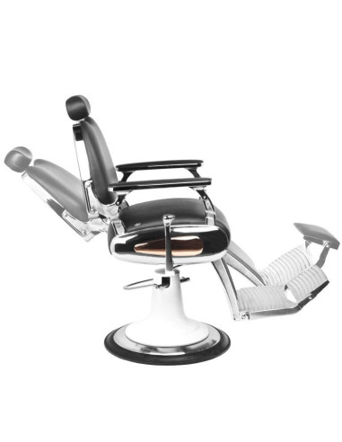 StreetTorque BLACK Barber chair – Biker Look & Pro Comfort 