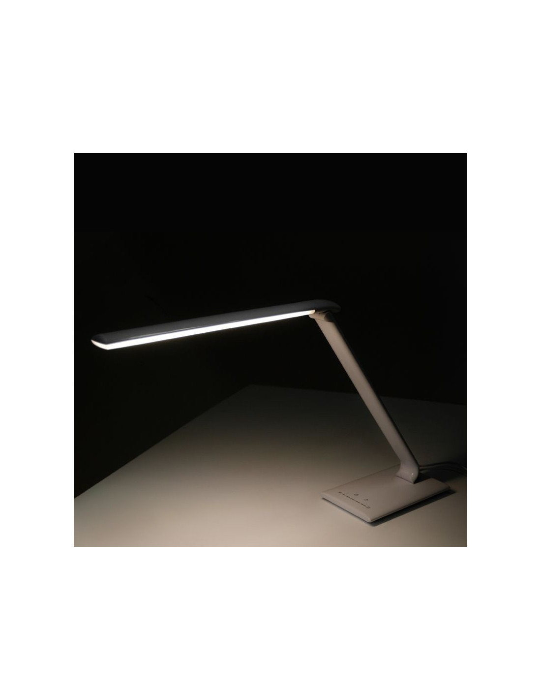 Lampada da scrivania a LED bianco elegante Ring Light Professional 114702 da 7 W