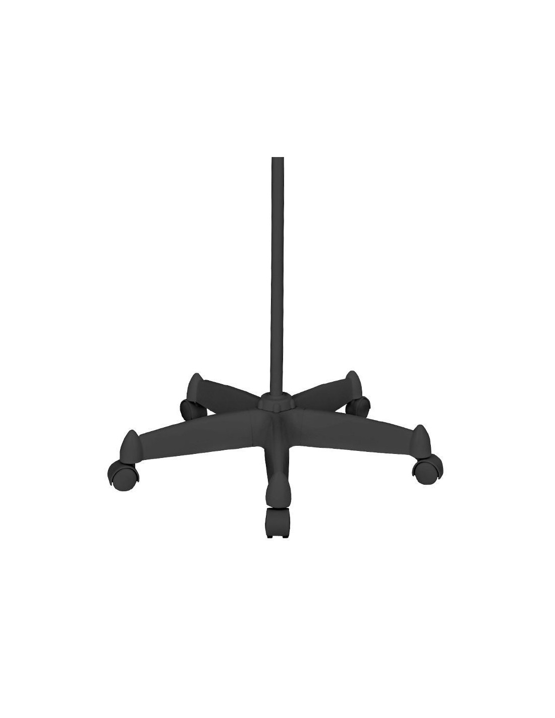 Black moonlight magnifying lamp base