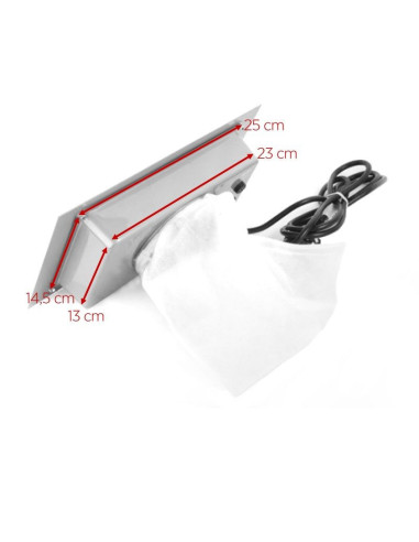 Associate Artikel 116273 POCHŁANIACZ PYŁU DO ZABUDOWY SREBRNY