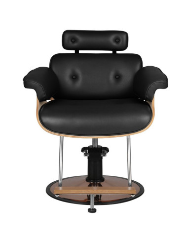  Fauteuil de coiffure florence noir repose tête 