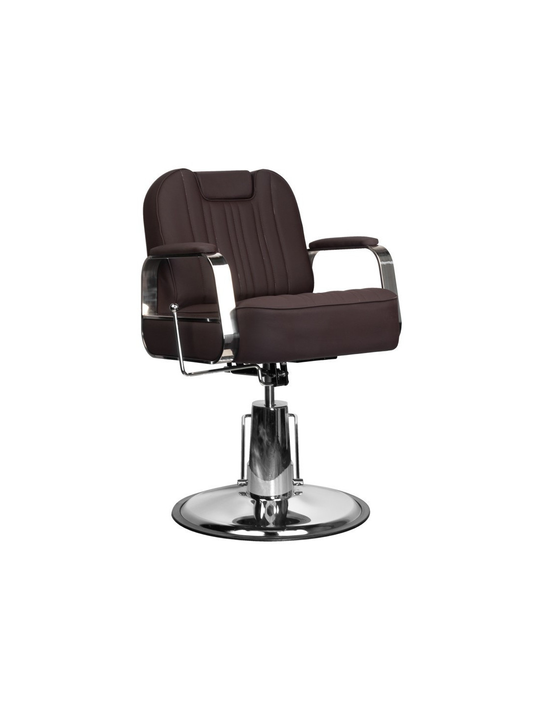 RUFO Bruine Kappersstoel – Professioneel Comfort & Elegantie
