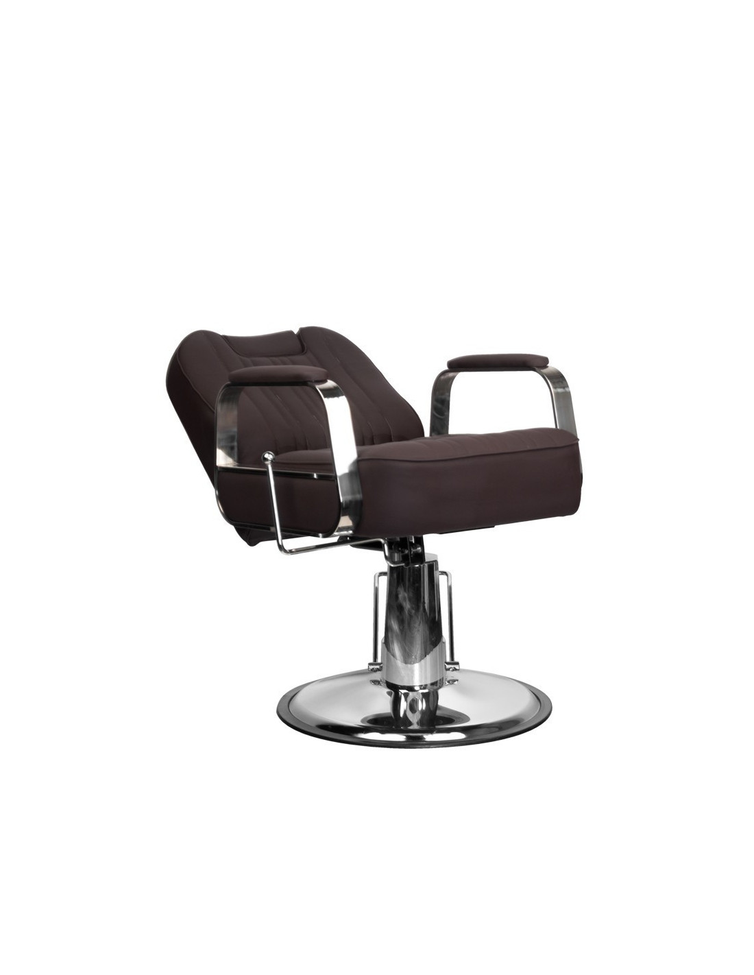 Sillón de peluquería y barbería RUFO marrón: comodidad y elegancia profesional