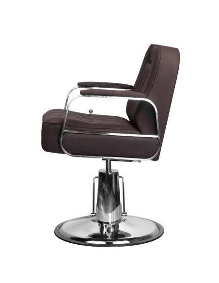 RUFO Brown Hairdressing & Barber Chair – Professional Comfort & Elegance