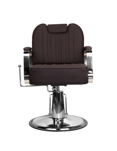 RUFO Brown Hairdressing & Barber Chair – Professional Comfort & Elegance
