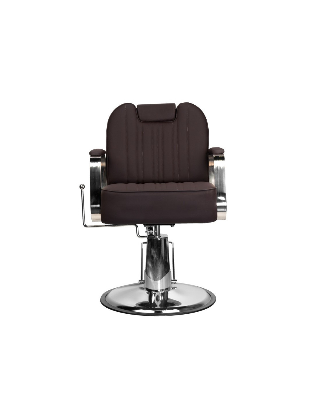 RUFO Bruine Kappersstoel – Professioneel Comfort & Elegantie