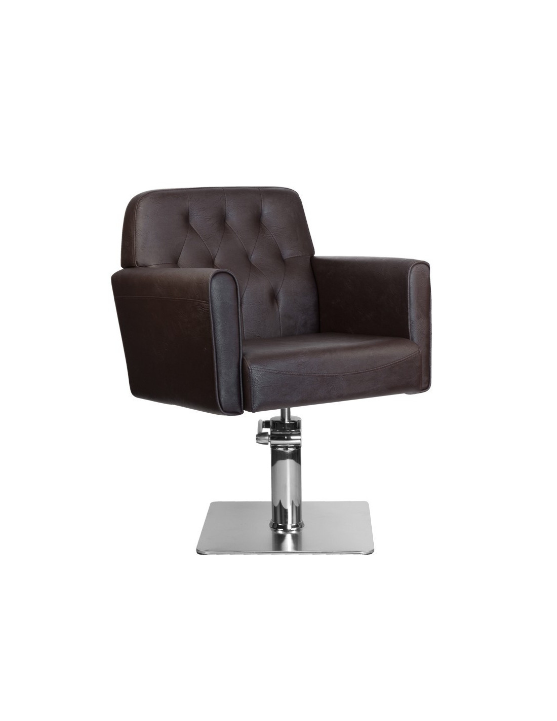 Hamburg brown hairdressing chair {attributes}