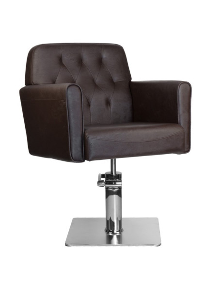 Hamburg brown hairdressing chair {attributes}