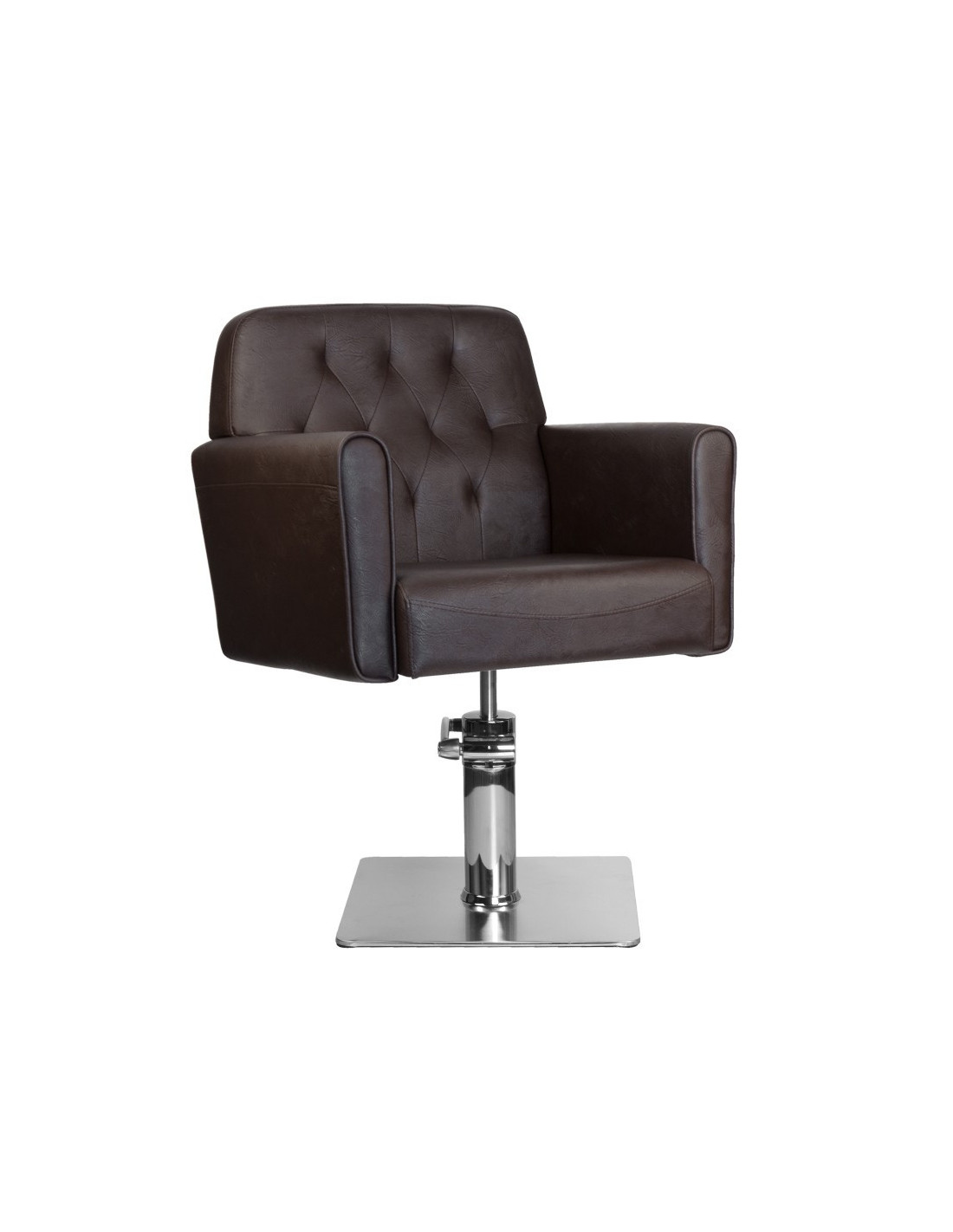 Hamburger brauner Friseurstuhl {attributes}