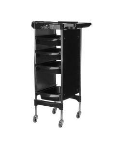 Hairdressing, coloring and storage trolley v28