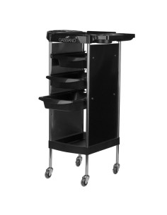Hairdressing, coloring and storage trolley v29