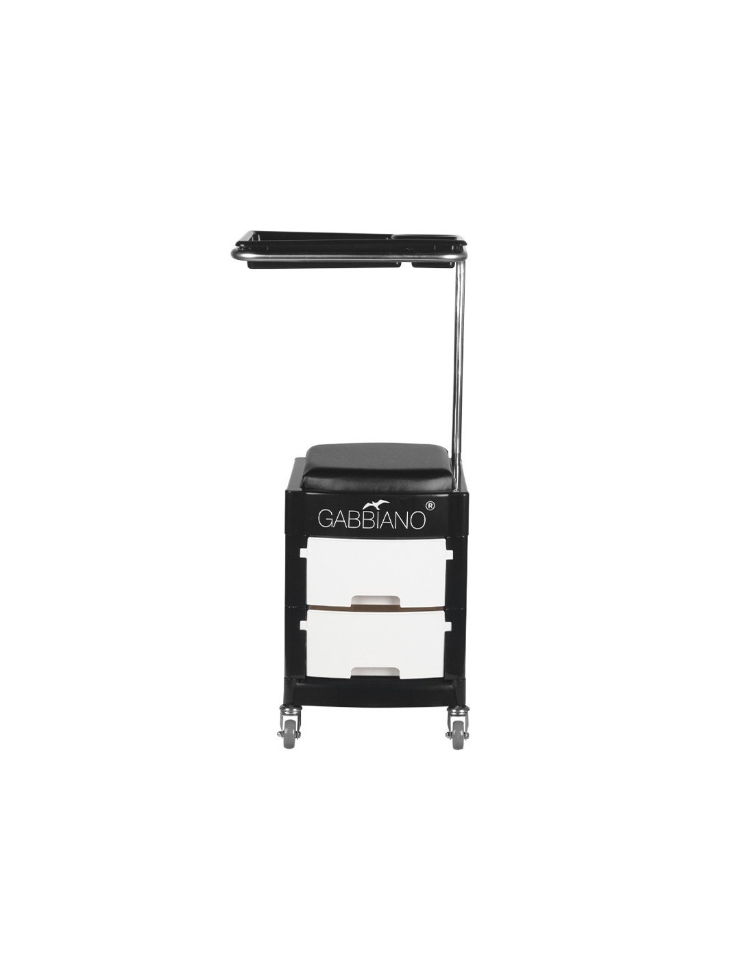 Artículo asociado 125885 POMOCNIK - TABORET DO PEDICURE 16 PLUS CZARNY / BIAŁY