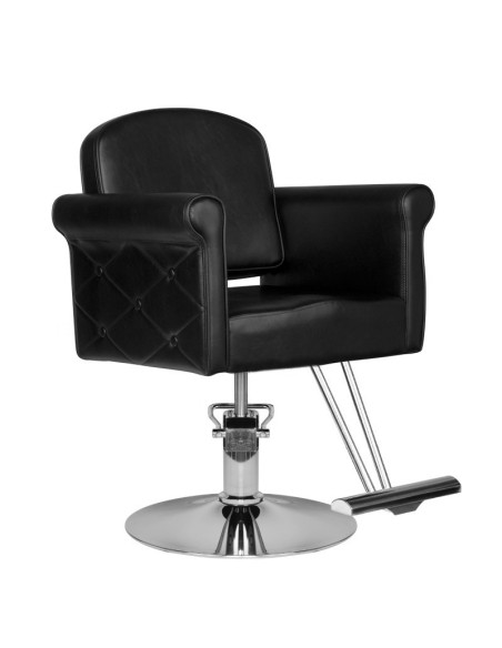 Foligno black hairdressing chair {attributes}