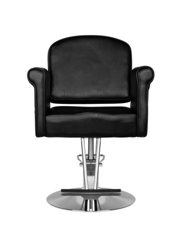 Fauteuil de coiffure foligno noir 