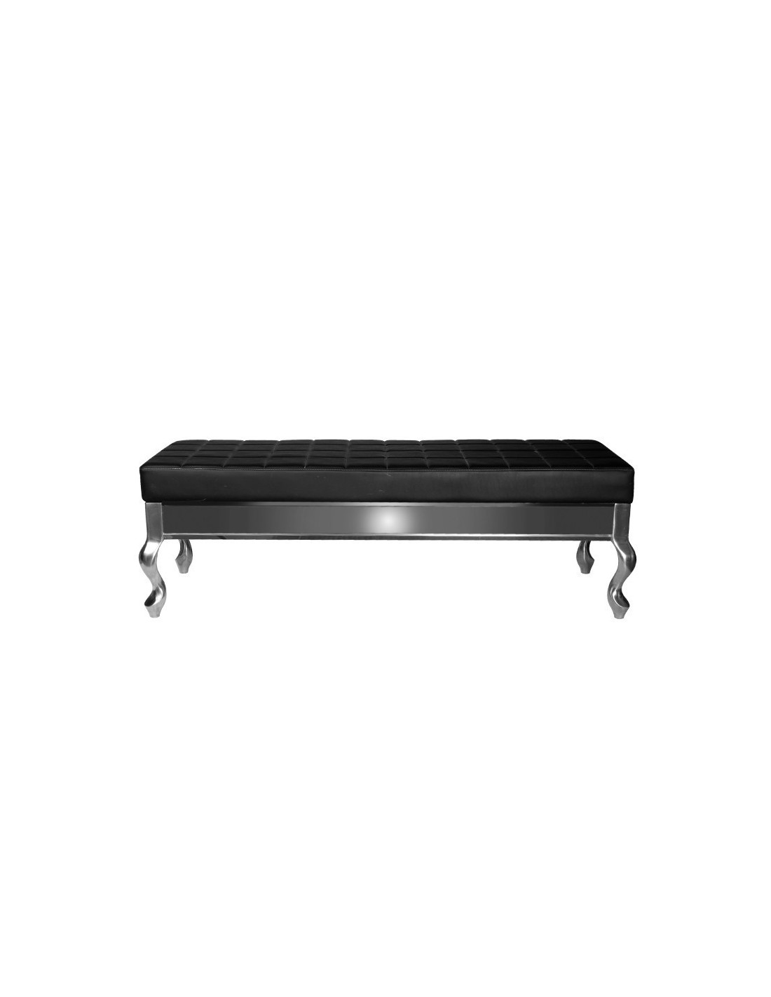 Mistral black waiting room bench