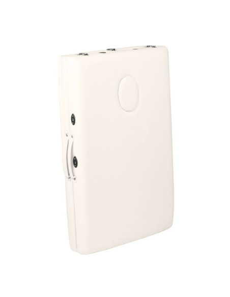 Massage Table 126964 COMFORT WOODEN FOLDING MASSAGE TABLE 2 SECTIONS CREAM