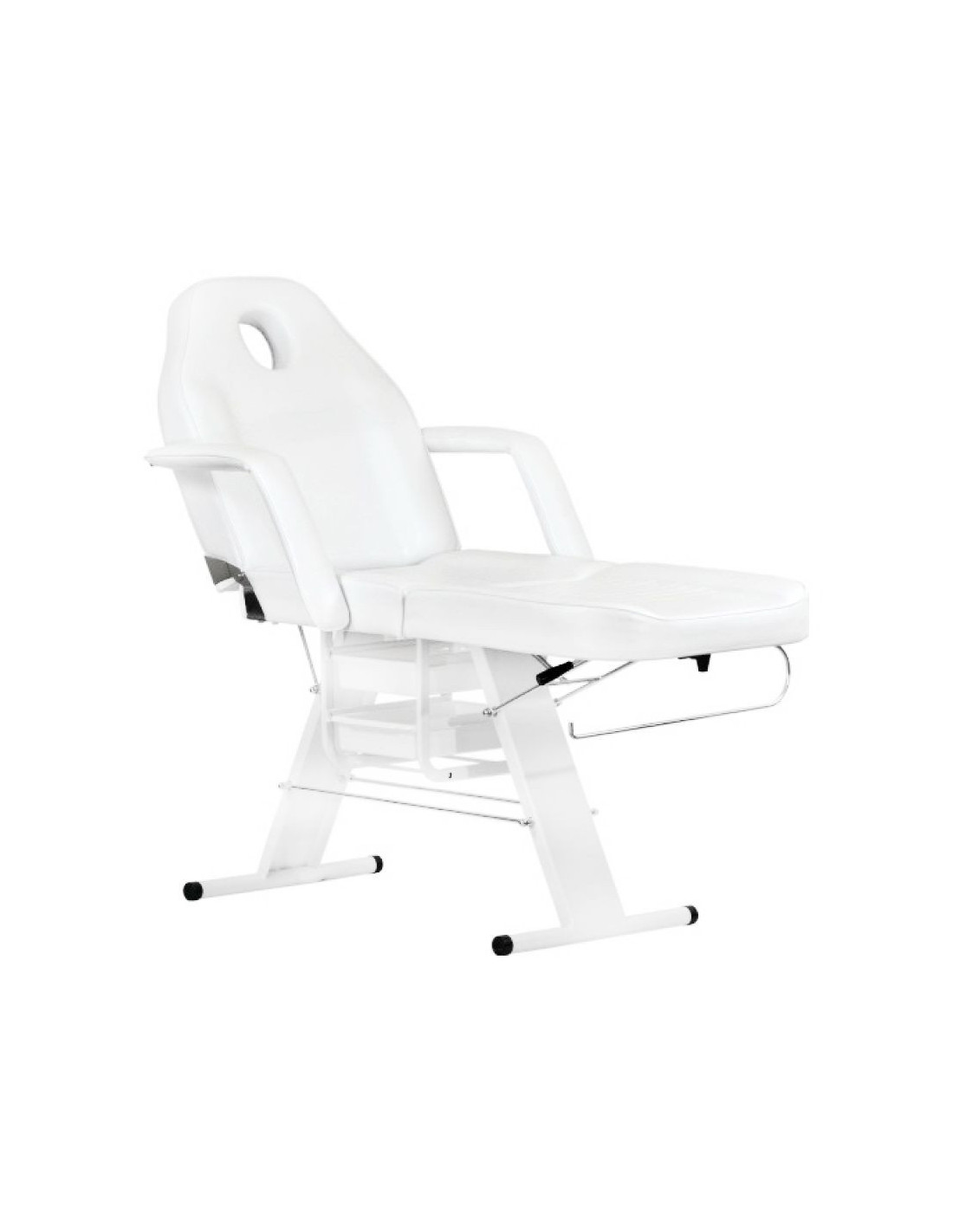 Aesthetic armchairs 100712 White aesthetic armchair with storage bin a202