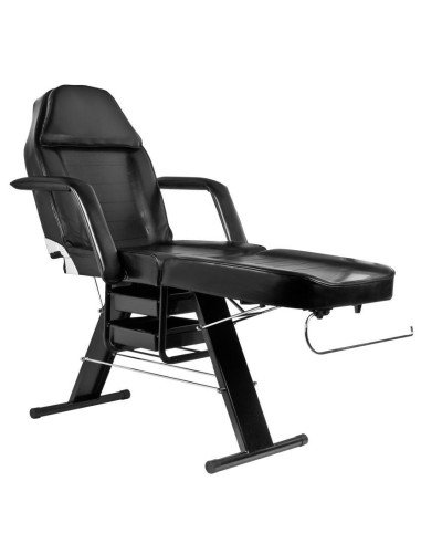 FOTEL KOSMETYCZNY A 202 Z KUWETAMI CZARNY