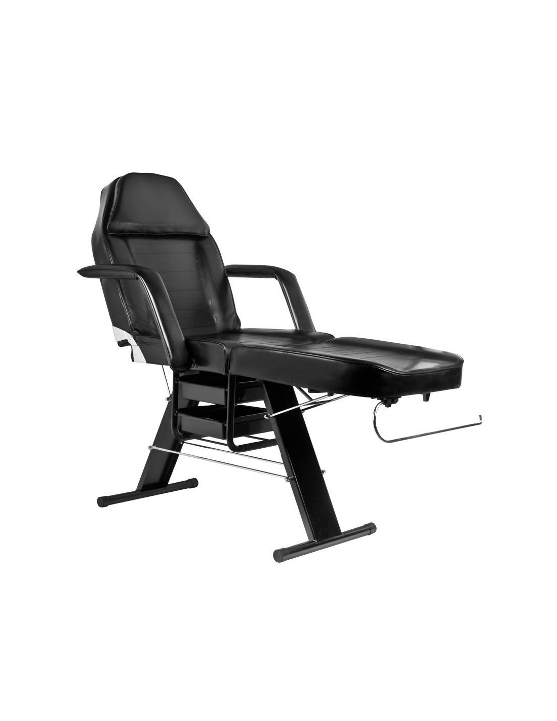 FOTEL KOSMETYCZNY A 202 Z KUWETAMI CZARNY