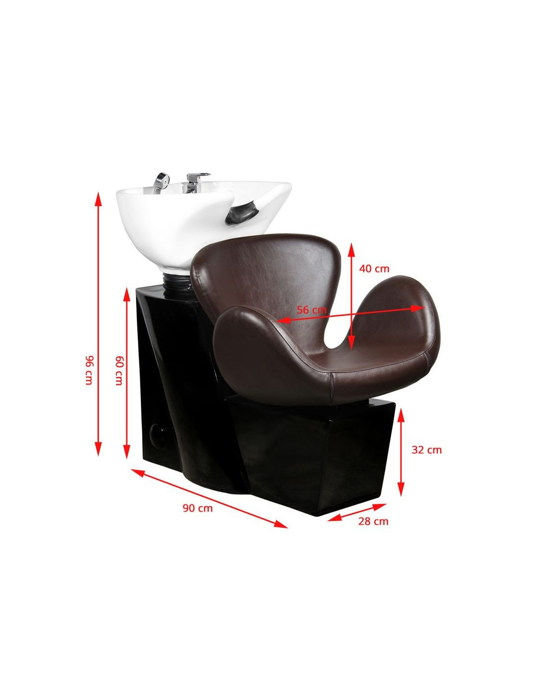 Brown Amsterdam Shampoo unit 