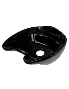 vasque bac a shampoing céramique noir