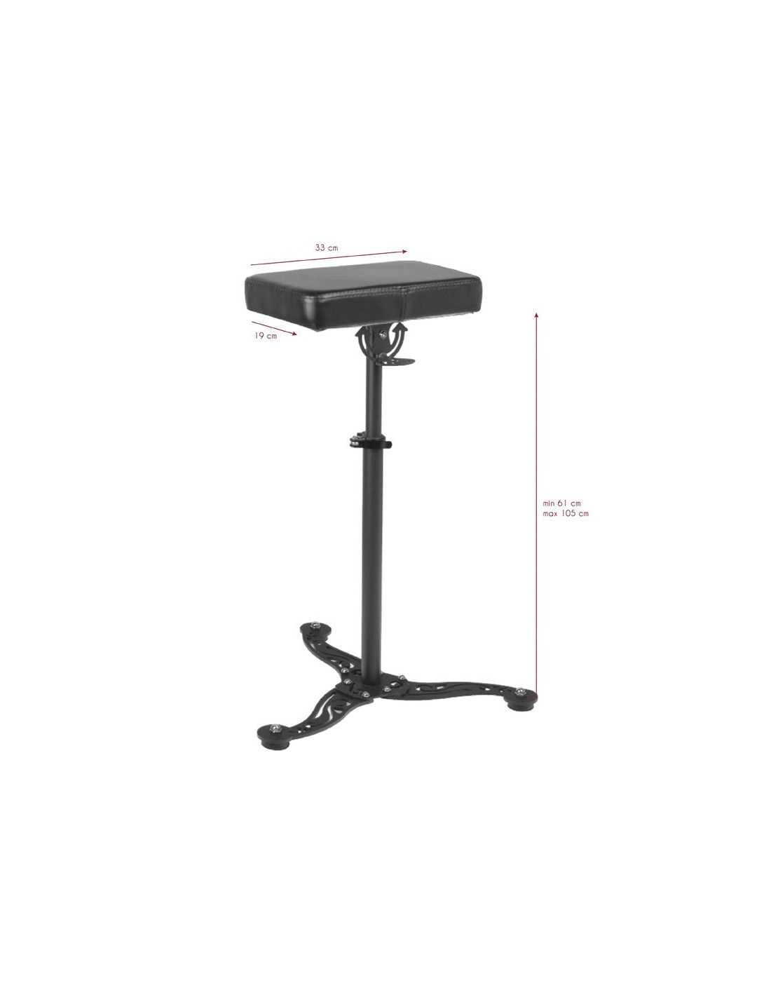 Artigo Associado 124835 PODPÓRKA DO TATUAŻU PRO INK 710 CZARNA