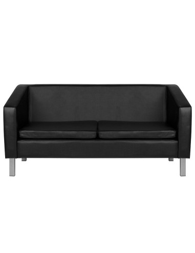 Sofá de sala de espera de vuelo negro 