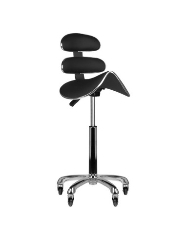 SPEED AM-880 BLACK HIGH Stool with Wheels