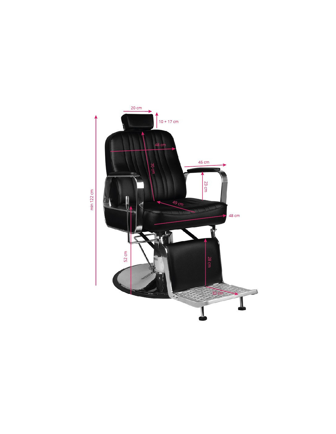 Patrizo Barber chair – Manly Throne & Ultimate Comfort 