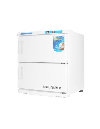 Aquecedor de toalhas com esterilizador UV-C 32 L duplo branco