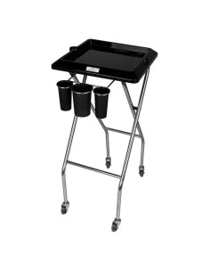 Gabbiano 294 Friseurwagen Schwarz Faltbar Pro