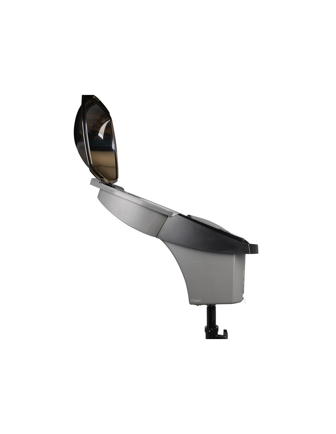 Silver hair steamer with active ozone