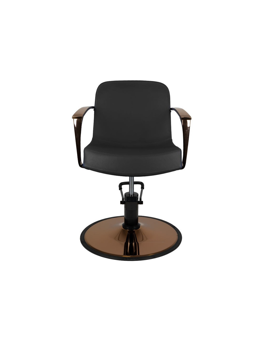 Fauteuil de coiffure bolonia cuivre noir 