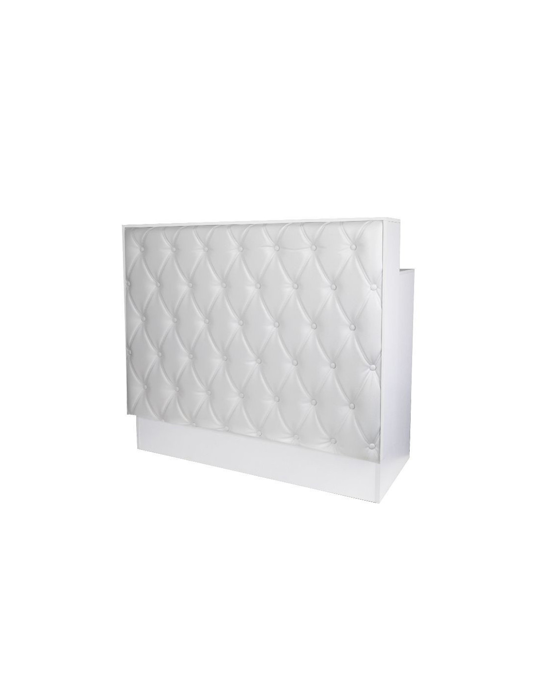 Witte receptiebalie in Chesterfield-stijl 
