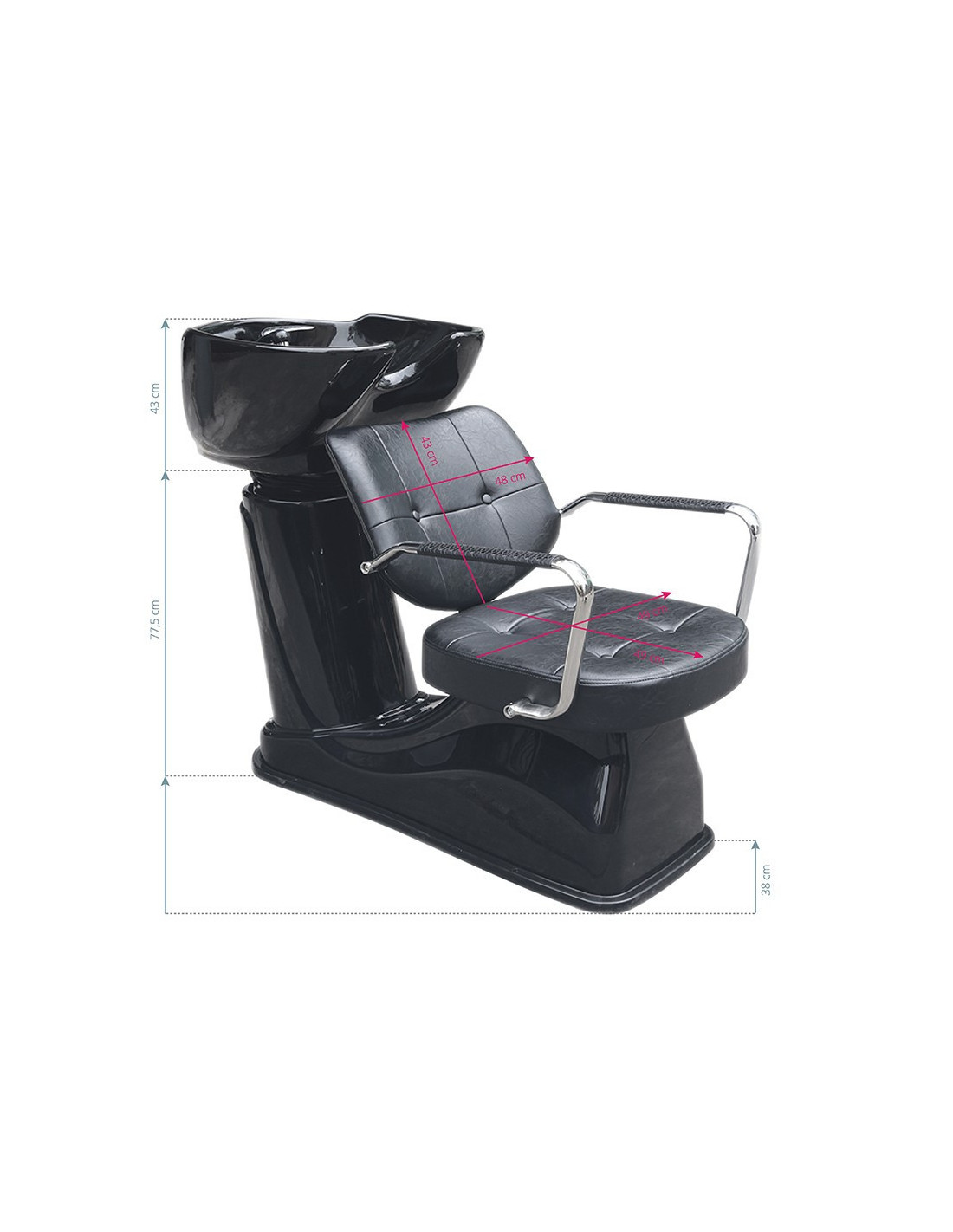 Vigo black shampoo basin