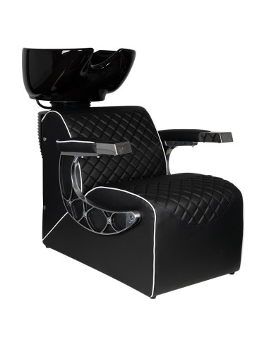 Simone black shampoo basin
