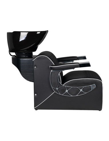 Simone black shampoo basin