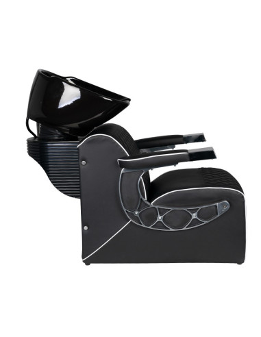 Simone zwarte shampootray 