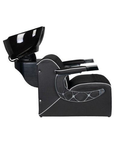 Simone black shampoo basin