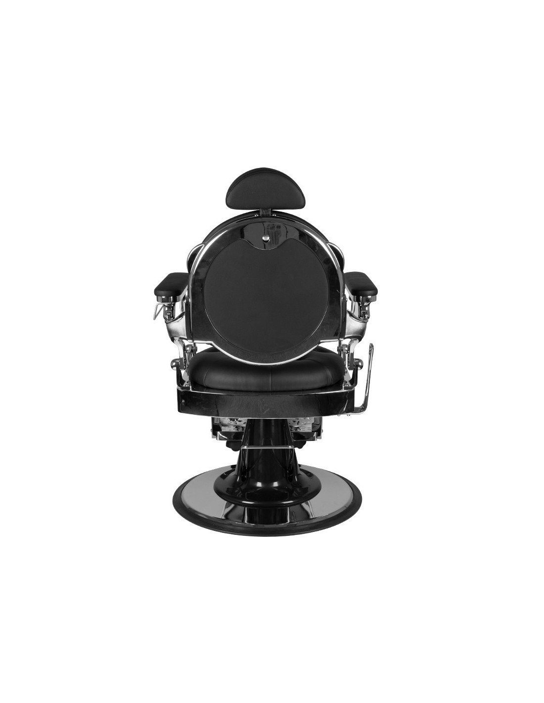 Giulio silver black Barber chair 