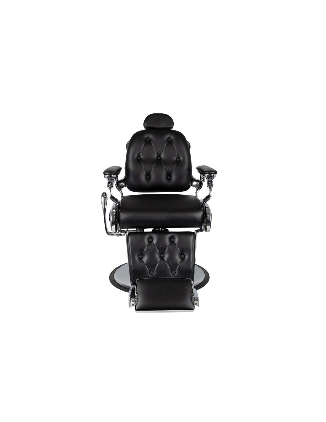 Sillón de barbero Francesco negro 