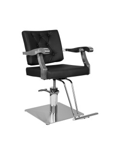 Lyon black hairdressing chair