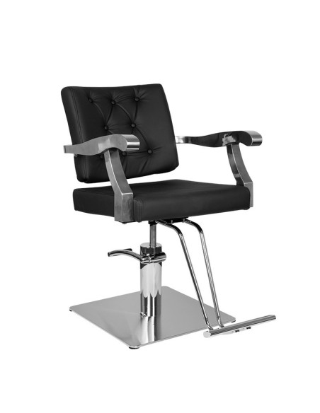 Sillón de peluquería Lyon negro 