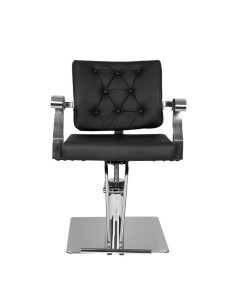 Sillón de peluquería Lyon negro