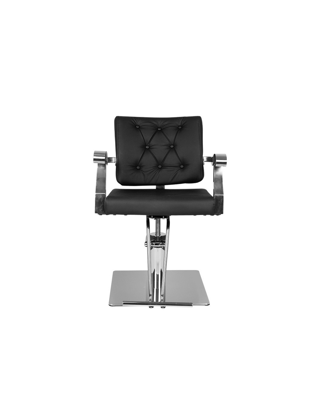 Lyon black hairdressing chair {attributes}